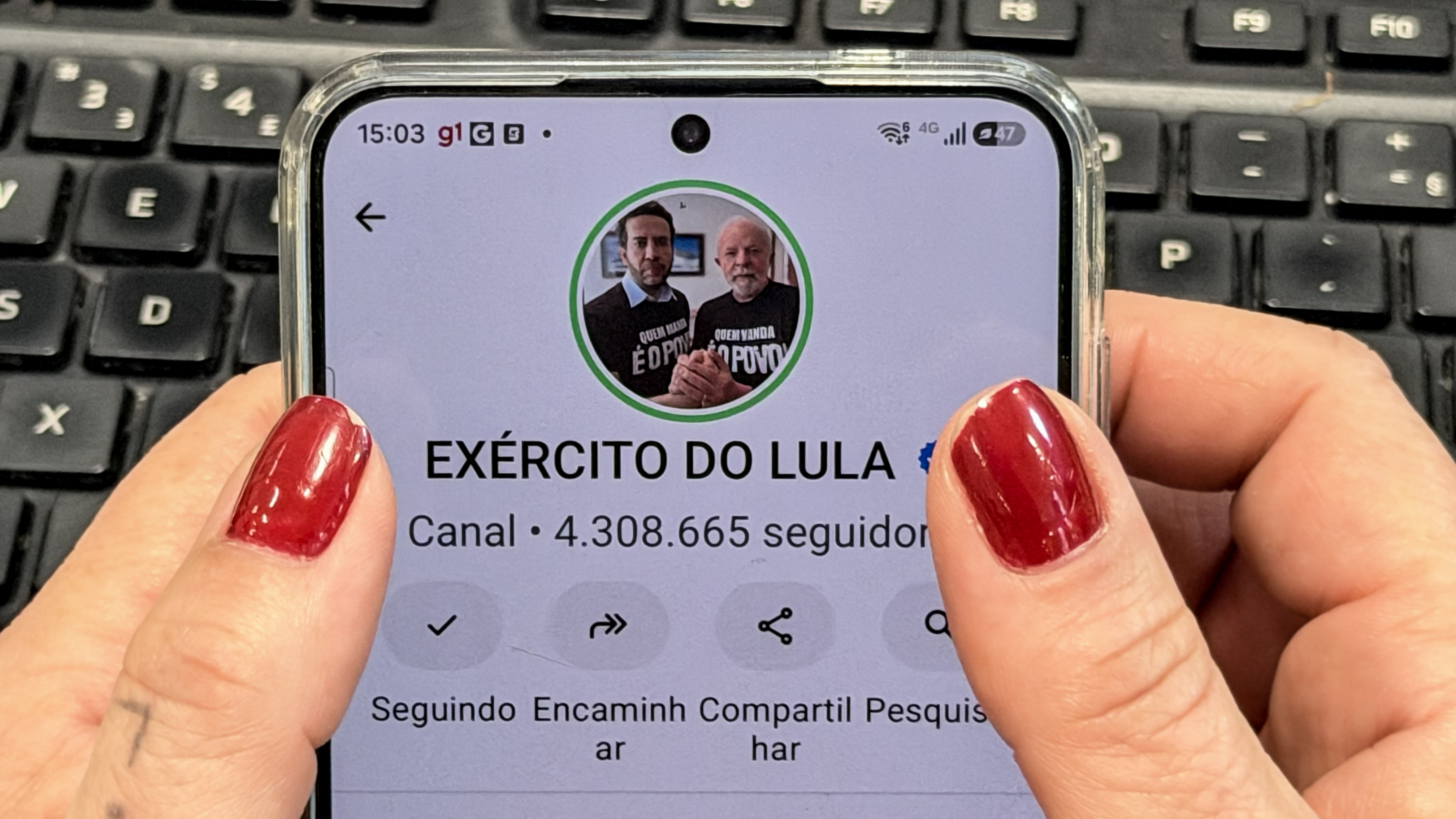 Canal Exército do Lula volta ao ar após registro no TSE