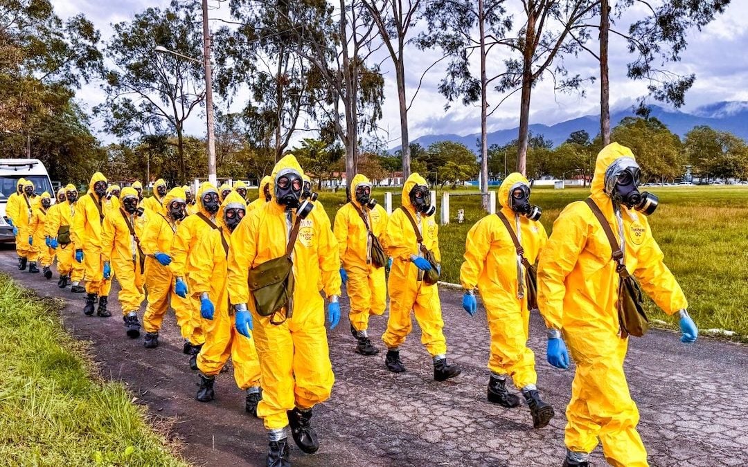 Exército treina militares para enfrentar ameaças químicas e nucleares