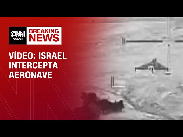Vídeo: Israel abate aviões que atacariam o país, diz Força Israelense