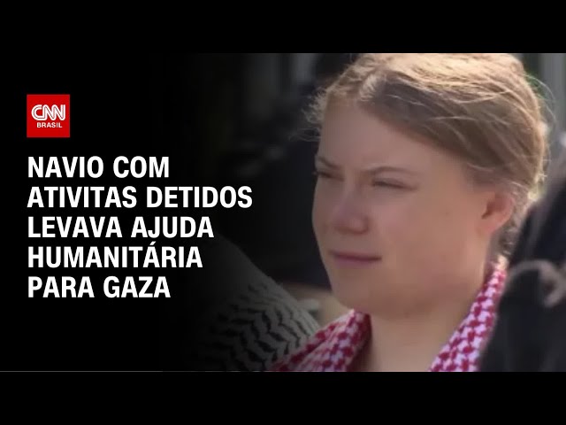 Greta Thunberg é deportada de Israel após tentar chegar em Gaza de barco