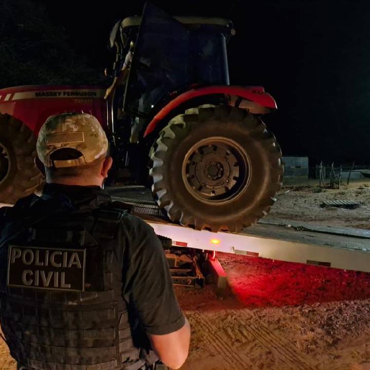 Polícia desarticula quadrilha com foco em máquinas agrícolas em MT