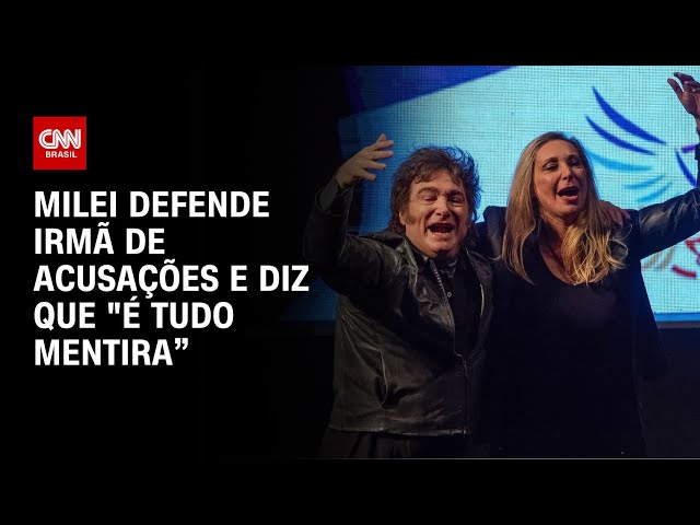 Governo Milei nega escândalo de corrupção: “operação política”
