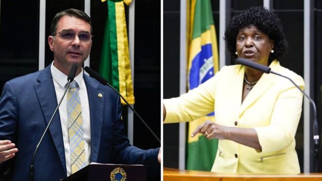 Flávio Bolsonaro e Benedita da Silva são os mais citados em pesquisa para o Senado pelo RJ