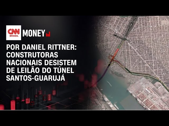 Leilão do túnel Santos-Guarujá acontece nesta sexta-feira (5)