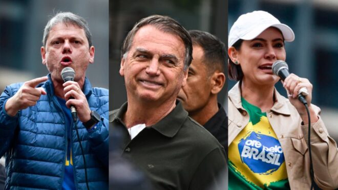 Bolsonaro, Michelle e Tarcísio têm empate técnico com Lula no 2º turno, diz Paraná Pesquisas