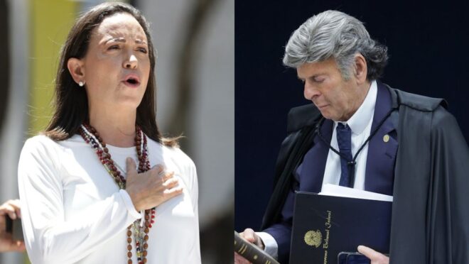 Fux cita María Corina Machado em julgamento do núcleo 4