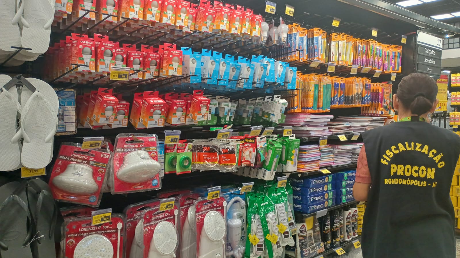 FISCALIZAÇÃO Ação do Procon apreende mais de 280 produtos em supermercado de Rondonópolis Publicado em 30/01/26 às 15:45 PROCON