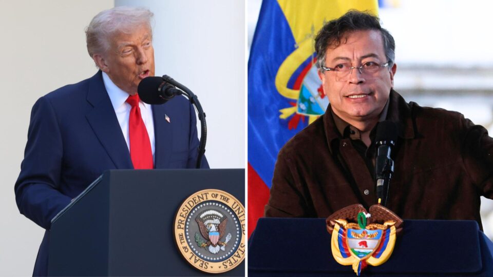 Após captura de Maduro, Trump volta a criticar Petro e sugere operação na Colômbia