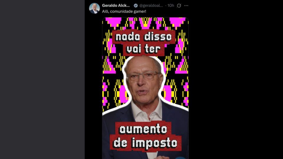 Após recuo, Alckmin chama de “fake news” aumento de impostos de eletrônicos em vídeo