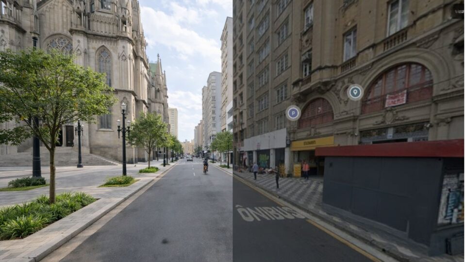 IA redesenha cidades brasileiras com soluções simples; veja antes e depois