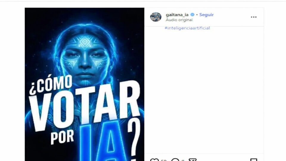Candidata criada por inteligência artificial disputará eleições na Colômbia