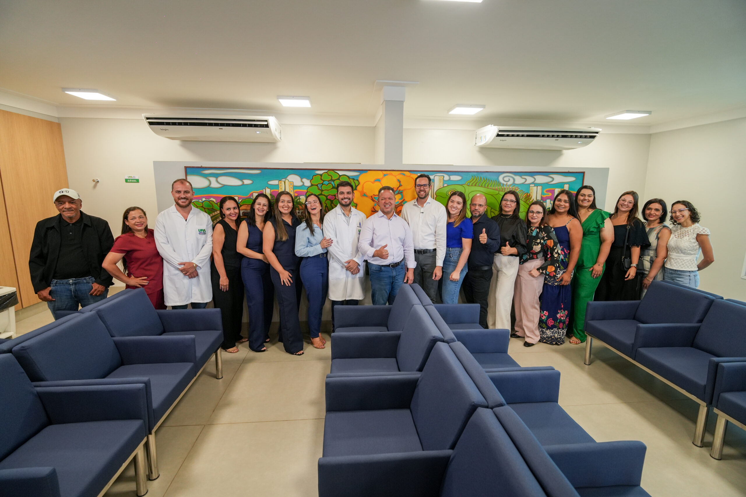 PADRÃO PARTICULAR Em 1ª etapa da reforma, prefeito e secretário entregam recepção da UPA modernizada e com padrão de excelência Publicado em 09/03/26 às 10:35 SMS