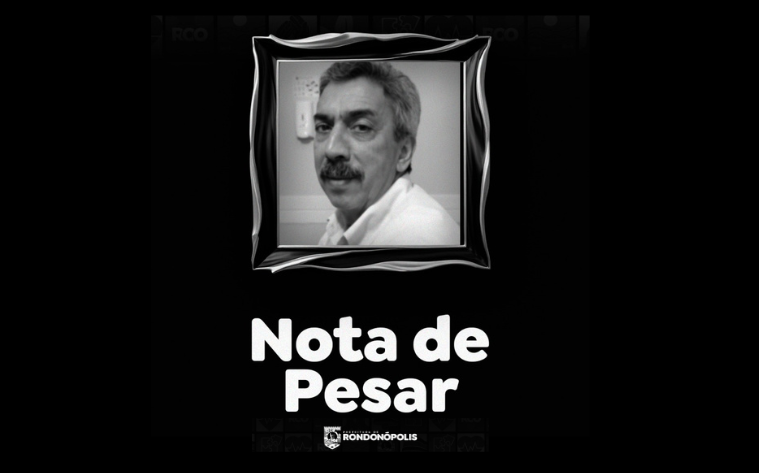 NOTA DE PESAR Rondonópolis se despede do médico pioneiro Gilberto Inácio Cardoso Publicado em 03/03/26 às 10:44 Prefeitura Municipal de Rondonópolis