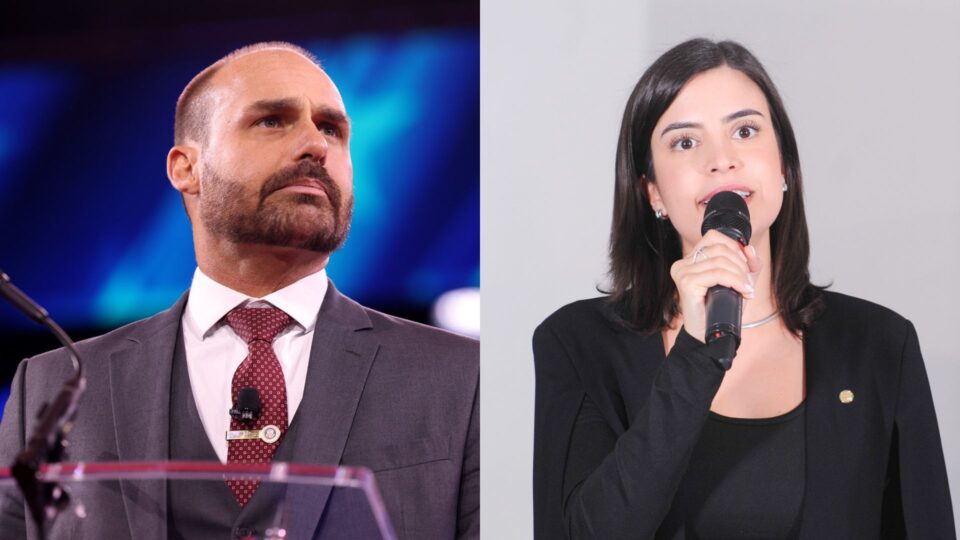 Moraes vota para condenar Eduardo Bolsonaro por críticas a Tabata Amaral