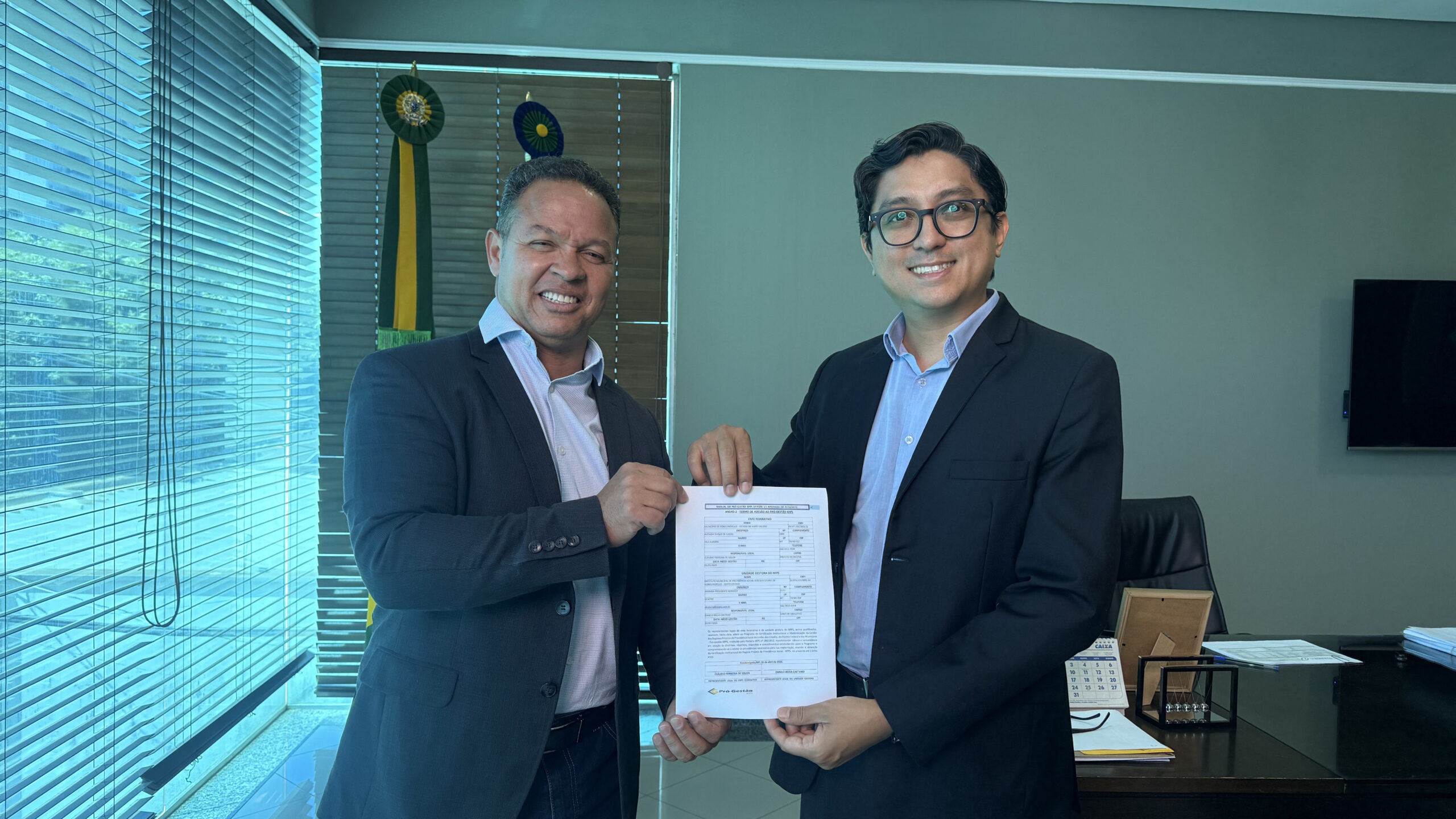 PATRIMÔNIO DO SERVIDOR Prefeitura e Impro assinam adesão ao Pró-gestão Publicado em 02/04/26 às 08:35 SEGOV