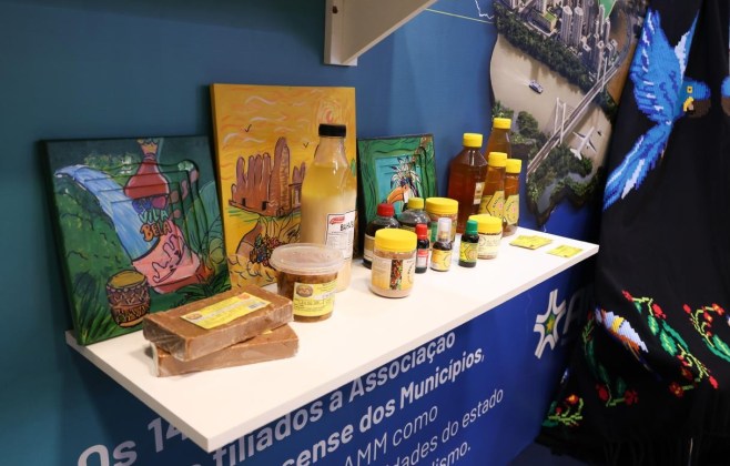 Produtos regionais de MT ganham destaque no espaço da AMM durante Marcha dos Municípios
