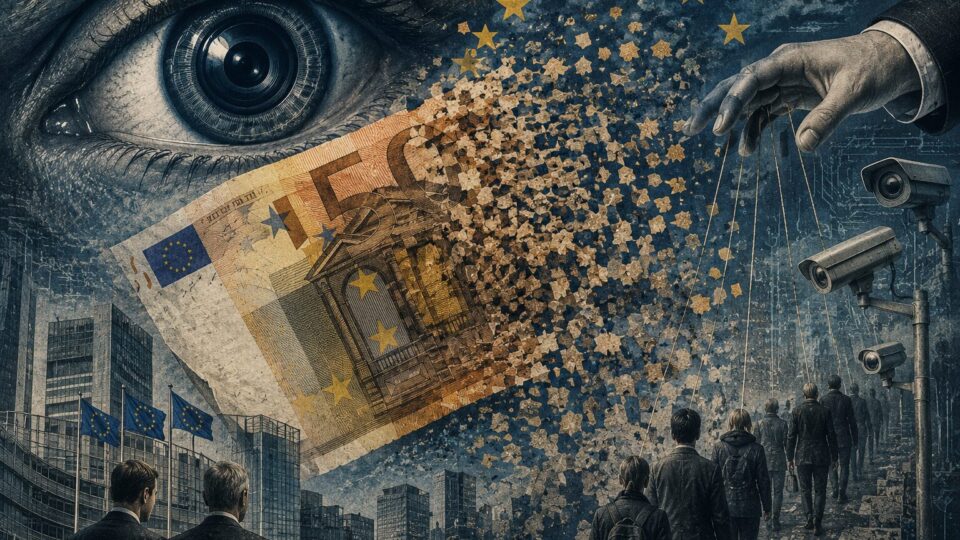 O dinheiro em papel está sumindo da Europa e quem ganha com isso não é o povo