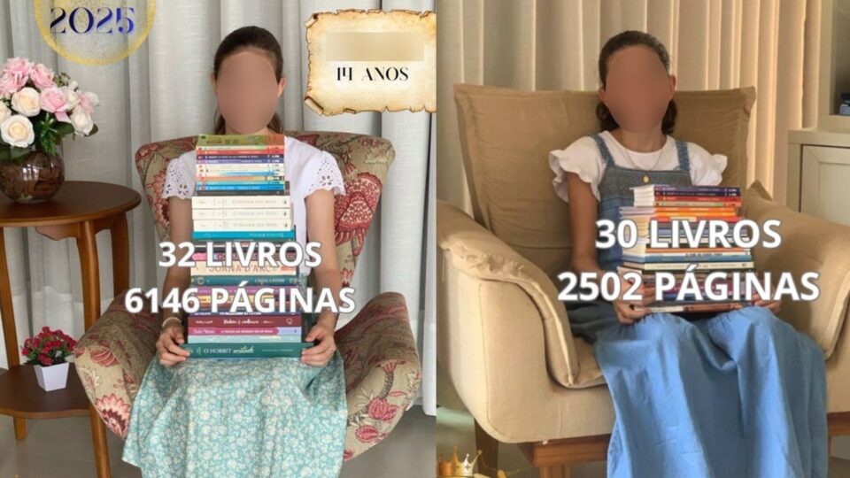 Filhas de casal condenado por ensino domiciliar leem 30 livros por ano; média do Brasil é 5,6