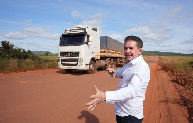 Sérgio Ricardo percorre MT-170 e fiscaliza denúncia de destruição de trechos entregues há menos de um ano