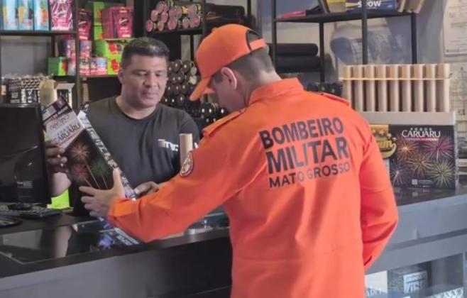 Corpo de Bombeiros reforça orientações para uso seguro de fogos de artifício durante período de festividades