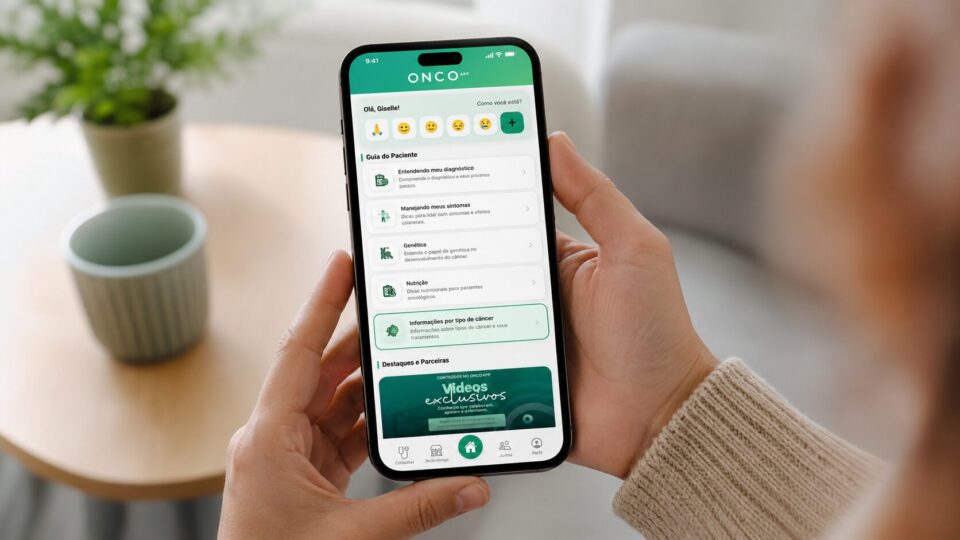 Após diagnóstico de câncer, aplicativo gratuito reúne apoio médico, emocional e informação confiável em um só lugar