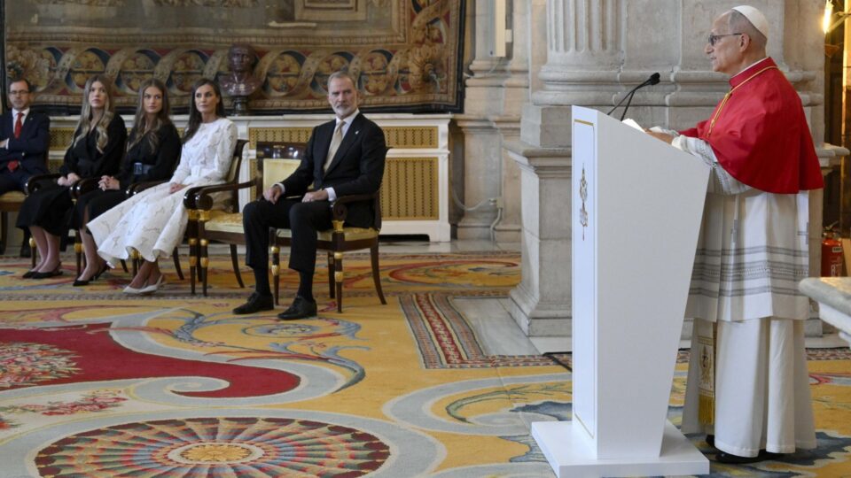 Leão XIV pede “reconciliação e cooperação” em discurso a autoridades na Espanha