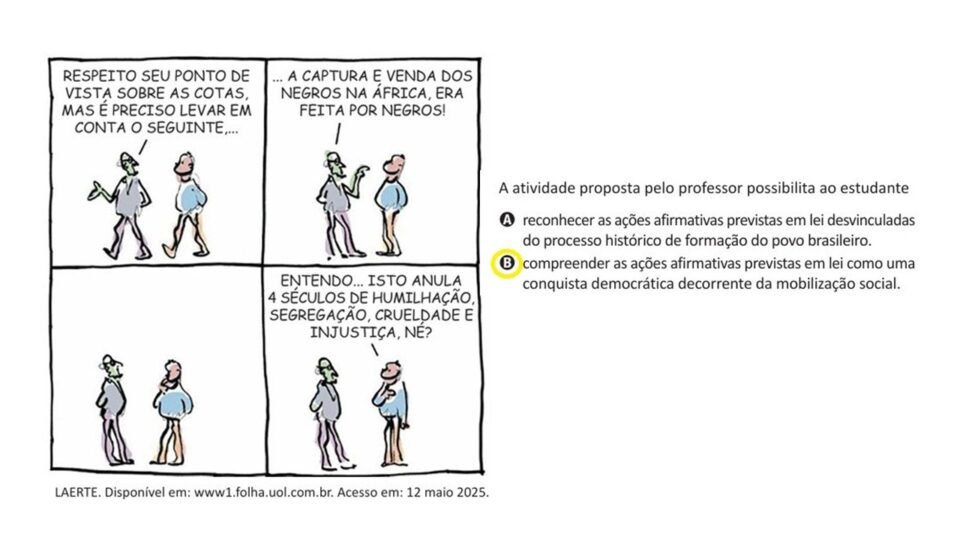Nome social, vacinas e “literatura negra”: questões do Enade para qualificar novos professores