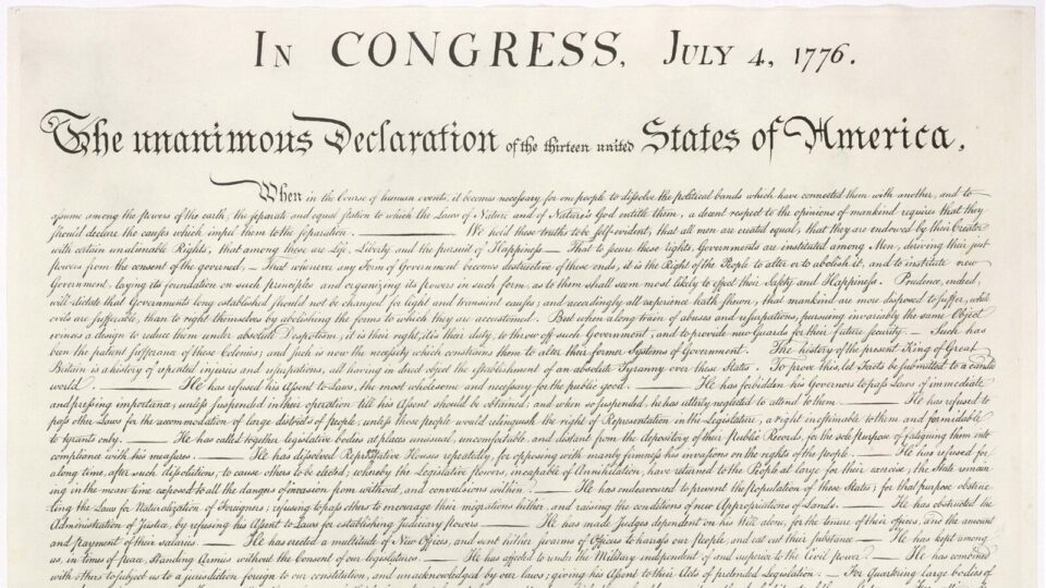 Porque a Declaração de Independência dos EUA ainda é relevante após 250 anos