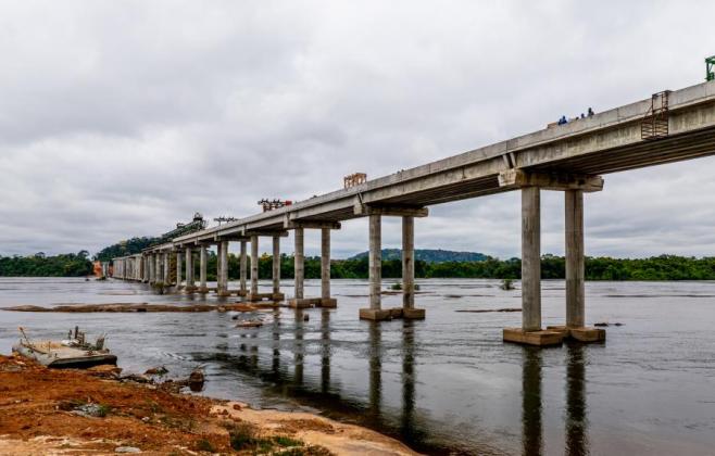 Construção da maior ponte de Mato Grosso chega a 77% de execução
