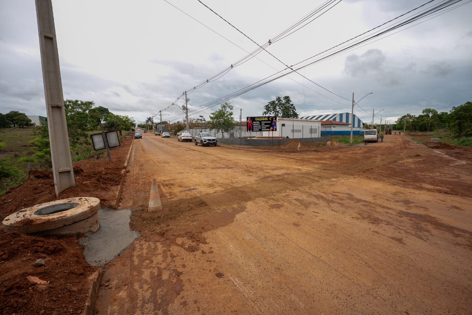 Sanear corrige trecho de obra no acesso ao Melchiades Figueiredo após chuva intensa – Prefeitura Municipal de Rondonópolis